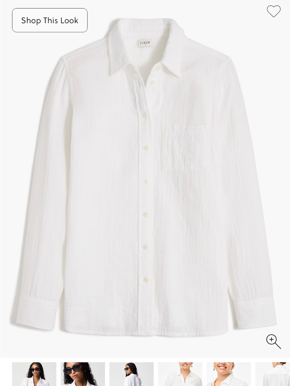 J. Crew Double-Gauze Button-Down Shirt